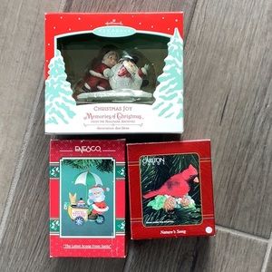 Christmas Ornaments, set of 3